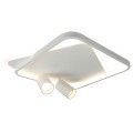 Lampa sufitowa Plafon Parma 2 2xGU10 + 1xLED CCT biały kwadrat LP-0612/2C Square WH
