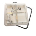 Lampa sufitowa Plafon Parma 2 2xGU10 + 1xLED CCT kwadrat czarny LP-0612/2C Square BK