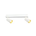 Lampa listwa z reflektorkami Spot Parma 2 2xGU10 + 1xLED CCT biały LP-0612/2WS WH