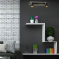 Reflektorki na listwie lampa Spot Parma 2 2xGU10 + 1xLED CCT czarny LP-0612/2WS BK