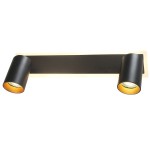 Reflektorki na listwie lampa Spot Parma 2 2xGU10 + 1xLED CCT czarny LP-0612/2WS BK