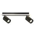 Reflektorki na listwie lampa Spot Parma 2 2xGU10 + 1xLED CCT czarny LP-0612/2WS BK
