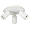 Lapma Plafon Parma 3xGU10 + 1xLED CCT biała LP-0612/3C Round WH 