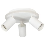 Lapma Plafon Parma 3xGU10 + 1xLED CCT biała LP-0612/3C Round WH 