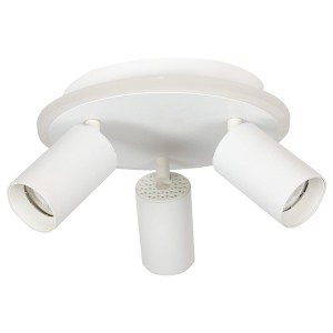 Lapma Plafon Parma 3xGU10 + 1xLED CCT biała LP-0612/3C Round WH 