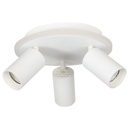 Lapma Plafon Parma 3xGU10 + 1xLED CCT biała LP-0612/3C Round WH