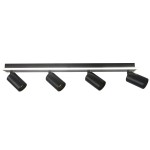 Lampa listwa Spot Parma 4 4xGU10 + 1xLED CCT czarna LP-0612/4C BK