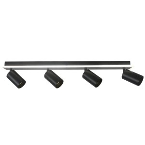 Lampa listwa Spot Parma 4 4xGU10 + 1xLED CCT czarna LP-0612/4C BK