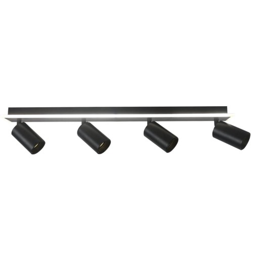 Lampa listwa Spot Parma 4 4xGU10 + 1xLED CCT czarna LP-0612/4C BK