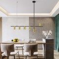 Lampa wisząca żyrandol Arizona 6xGU10 czarno/złota LP-074/6PL BK/GD