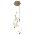 Lampa wisząca Mariposa 3xLED motyle w salonie  CCT LP-1715/3P 