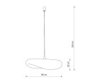 Lampa bambusowa wisząca HAVANA L do salonu 11397 Nowodvorski