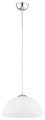 Lampa wisząca Klara zwis długi 1-punktowy - chrom - biały alabaster O3532 W1 CH Lemir