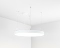 Lampa wisząca okrągła pełna WHEEL wisząca OPTONICA® biała