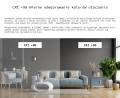 Lampa LED okrągła średnica 80cm 50W RING wisząca CRI>90 biała opcja ściemniania