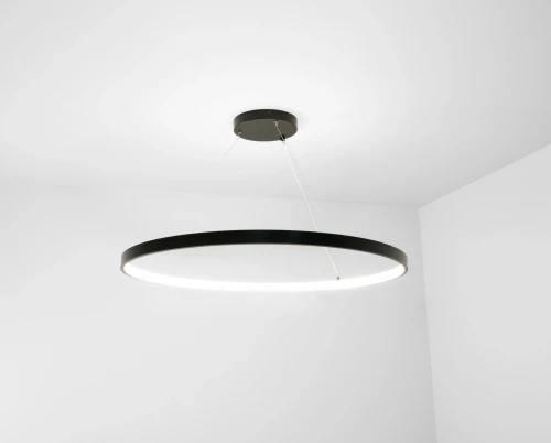 Lampa LED okrągła średnica 60cm 38W RING wisząca CRI>90 czarna