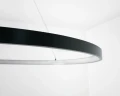 Lampa LED okrągła średnica 60cm 38W RING wisząca CRI>90 czarna opcja ścimniania