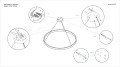 Lampa wisząca do salonu LED okrągła INTER RING wisząca zoomLED® CRI>90 czarna opcja ściemniania