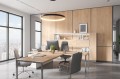 Lampa wisząca do salonu LED okrągła INTER RING wisząca zoomLED® CRI>90 czarna opcja ściemniania