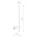 Lampa ścienna EASY LED RIGHT kinkiet 11426 Nowodvorski