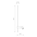 Lampa ścienna EASY LED LEFT kinkiet do sypialni 11425 Nowodvorski