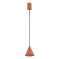 Lampa wisząca GU10 ceglana ZENITH XS TERRACOTTA 11456