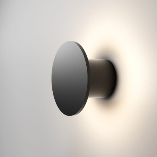 Lampa na zewnątrz MAXI POINT round LED exterior  kinkiet czarny 26579 Aqform