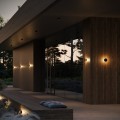  Lampa na zewnątrz MAXI POINT round LED exterior  kinkiet czarny 26579 Aqform