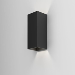 Lampa, kinkiet na zewnątrz IP65  VIP square up&down LED 230V exterior M927 60° Phase-Control kinkiet czarny 26543-M927-WB-PH-12 Aqform