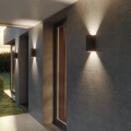 Lampa, kinkiet na zewnątrz IP65  VIP square up&down LED 230V exterior M927 60° Phase-Control kinkiet czarny 26543-M927-WB-PH-12 Aqform