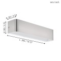 Kinkiet led nikiel mat  SANIA 4  98426 EGLO