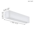 Kinkiet led biały SANIA 4  98423 EGLO