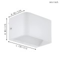 Kinkiet led biały SANIA 4  98421 EGLO