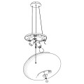 Optica lampa wisząca 86815 Eglo