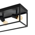 SILENTINA  98333  lampa sufitowa czarna  EGLO