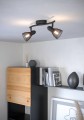 CAROVIGNO  98622  lampa sufitowa regulowana czarna  EGLO