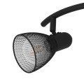 CAROVIGNO  98622  lampa sufitowa regulowana czarna  EGLO