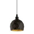 ROCCAFORTE  33345  lampa wisząca czarno-złota  EGLO