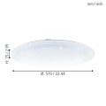 FRANIA-A  lampa sufitowa , plafon led 98237 EGLO