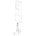 MANFRIA  98097  lampa zewnętrzna stojąca led antracyt IP44  EGLO