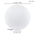 MONTEROLO  98103  lampa ogrodowa  IP65  EGLO