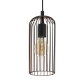 ROCCAMENA  49644  lampa wisząca czarno-miedziana  EGLO