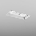 Lampa do zabudowy sufitowa SQUARES next 50x2 LED trimless  wpuszczany 37991 Aqform