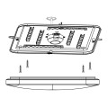 FRANIA-S  97883  plafon led z kryształowym efektem  EGLO