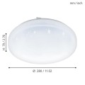 FRANIA-S  97877  plafon led z kryształowym efektem  EGLO