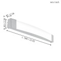 SIDERNO  97719 kinkiet led chrom IP44  EGLO