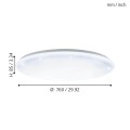 GIRON-S  97542  plafon led z pilotem  EGLO