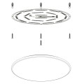 GIRON-S  97542  plafon led z pilotem  EGLO