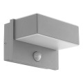AZZINANO  97159  kinkiet zewnętrzny z czujnikiem ruchu led srebrny IP44  EGLO