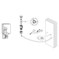 FAEDO 3  97463  lampa zewnętrzna z czujnikiem ruchu led czarna  IP44  EGLO